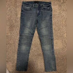 Stylish Blue Moto Jeans